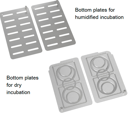 Dry or Humidified Incubation in Each Unit!